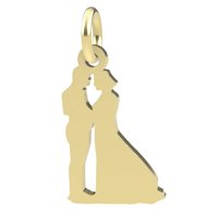 Pendentif Dédié in Or jaune CID 0260 GI - CID 0260 GI